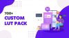 700+ Cinematic Custom Look  Final Cut Pro Lut Pack