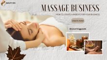 how to create website for Massage Business Booking Appointment System