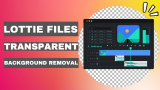 how to remove lottiesfiles transparent background